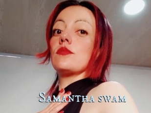 Samantha_swam